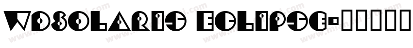WDSolaris Eclipse字体转换